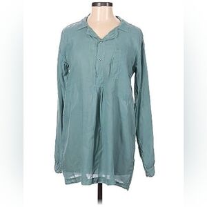 Pete & Greta Johnny Was Long Sleeve Silk Top, Size Small, NWT